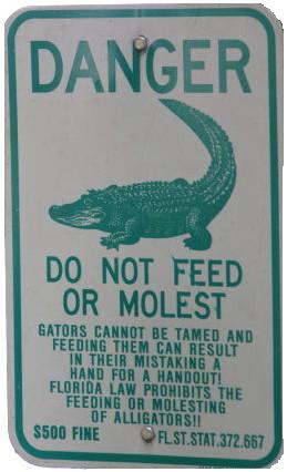 Do Not Feed The Gators